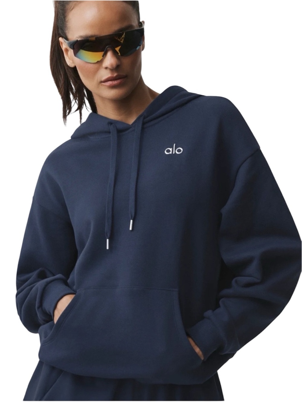 Alo Navy Accolade Hoodie